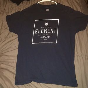 100 percent cotton Element Navy Blue T-Shirt